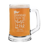 Personalised Best By Par Tankard