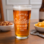 Personalised Greatest Pint Glass
