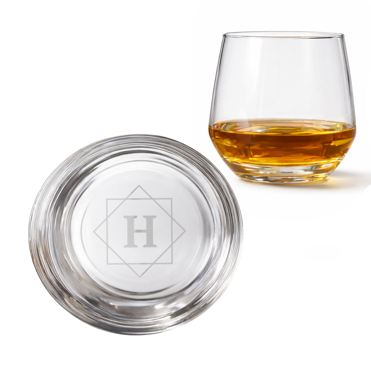 Personalised Base Engraved Initial Tumbler