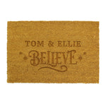 Personalised Believes Rectangle Indoor Doormat