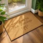 Personalised Bow Rectangle Indoor Doormat