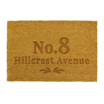 Personalised Ornate Rectangle Indoor Doormat