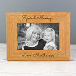 Personalised Free Text 6x4 Wooden Photo Frame