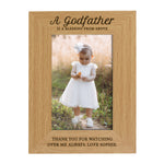 Personalised Godfather 6x4 Wooden Photo Frame