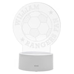 Personalised Football LED Colour Changing Desk Night Light