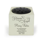 Personalised Angel Memorial Vase