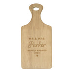 Personalised Wedding Wooden Paddle Board