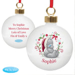 Personalised Me To You Christmas Bauble