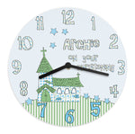 Personalised Church Boys Christening Clock