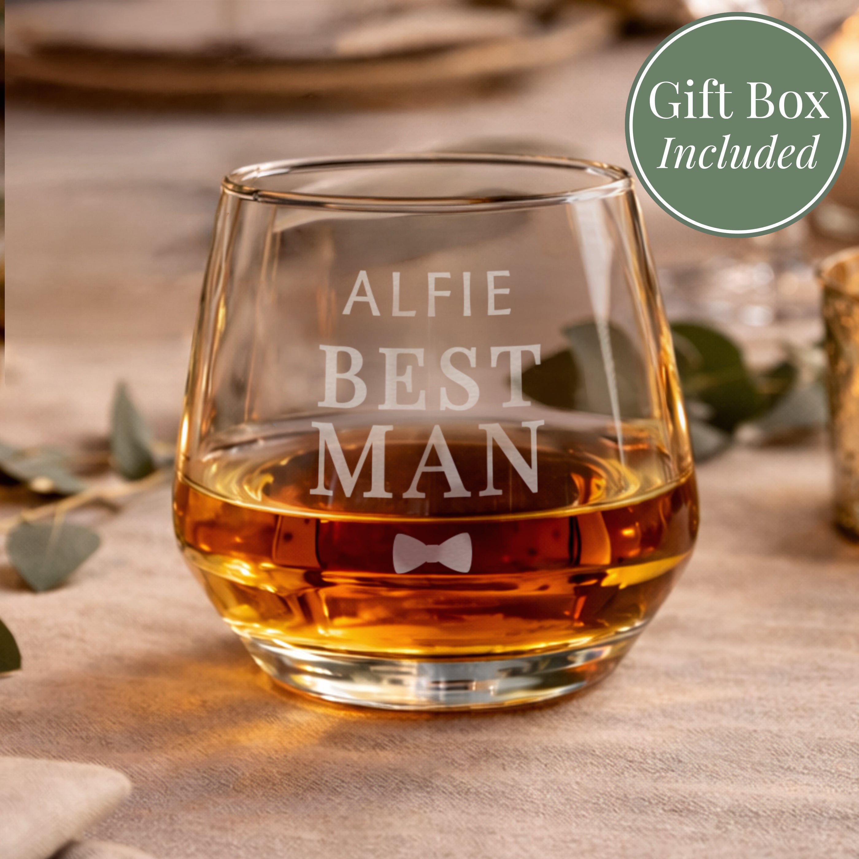 Personalised Best Man Tumbler
