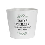 Personalised Wreath Large Plant Pot