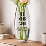Personalised Special Date Bullet Vase