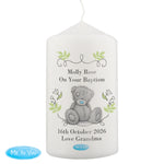Personalised Me To You Religious Cross Pillar Candle