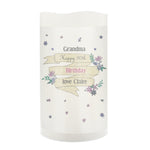 Personalised Garden Bloom LED Candle