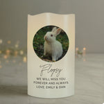 Personalised Photo Upload LED Candle