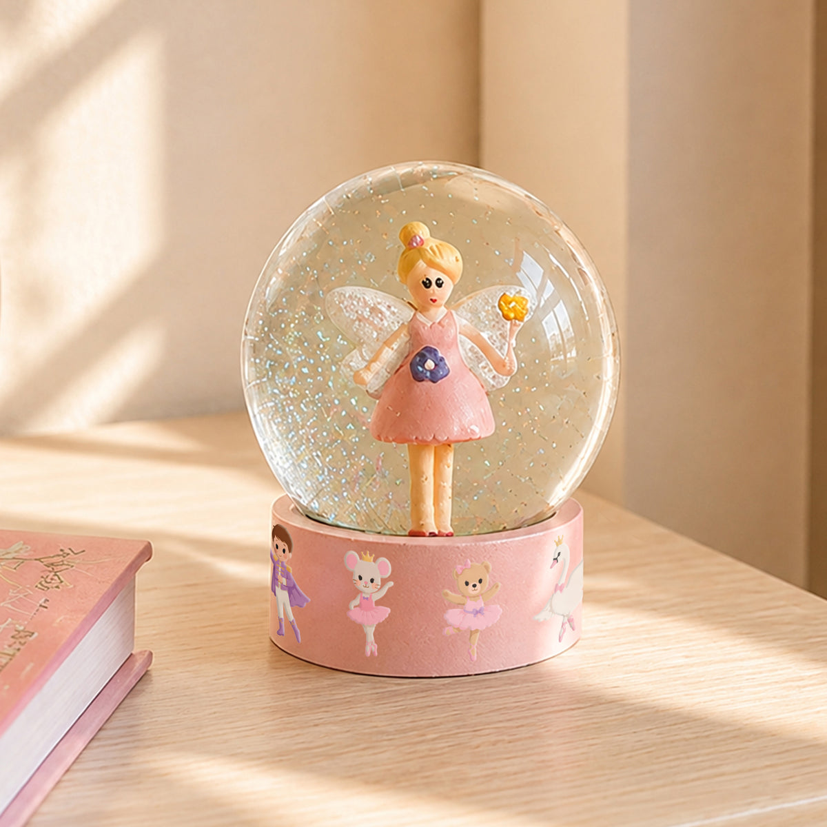 Personalised Nutcracker Characters Fairy Snow Globe