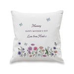 Personalised Wild Flowers Cushion