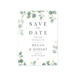 Personalised Botanical Wedding Save the Dates Pack of 36