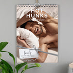 Personalised A4 Hot Hunks Calendar