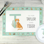 Personalised Animal Alphabet Placemat