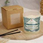 Personalised The Perfect Match Scented Jar Candle