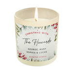 Personalised Christmas With... Scented Jar Candle