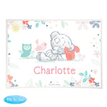 Personalised Tiny Tatty Teddy Woodland Animal Placemat