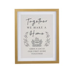 Personalised Home Oak Poster Frame