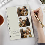 Personalised Photo Upload Strip Notebook