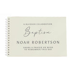 Personalised Natural Guest Book