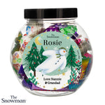 Personalised The Snowman Christmas Wishes Sweets