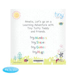 Personalised Tiny Tatty Teddy Learning Adventure Book