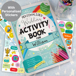 Personalised Wedding Activity Book with Stickers