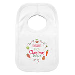 Personalised 'First Christmas Dinner' Bib