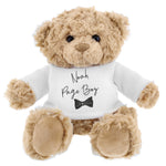 Personalised Bow Tie Page Boy Bear