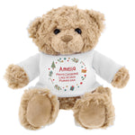 Personalised Christmas Icons Teddy Bear