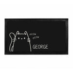 Personalised Cartoon Cat Bowl Mat