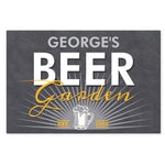 Personalised Beer Garden Metal Sign