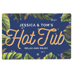 Personalised Hot Tub Metal Sign