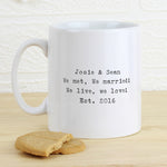 Personalised 1805 - 1874 Old Series Map Home Mug