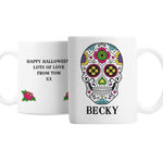 Personalised Sugar Skull Mug