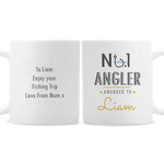 Personalised No.1 Angler Mug