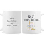 Personalised No.1 Horseracing Fan Mug