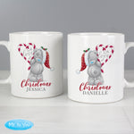 Personalised Me To You 'With Love At Christmas' Couples Mug Set