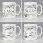 Personalised Abstract Rose Mug