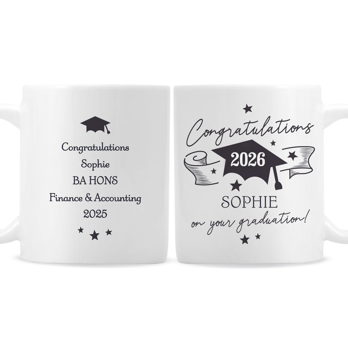 Personalised Graduation Scroll Mug