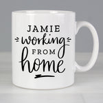 Personalised Working From Home Mug