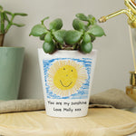 Personalised Childrens Drawing Photo Upload Plant Pot