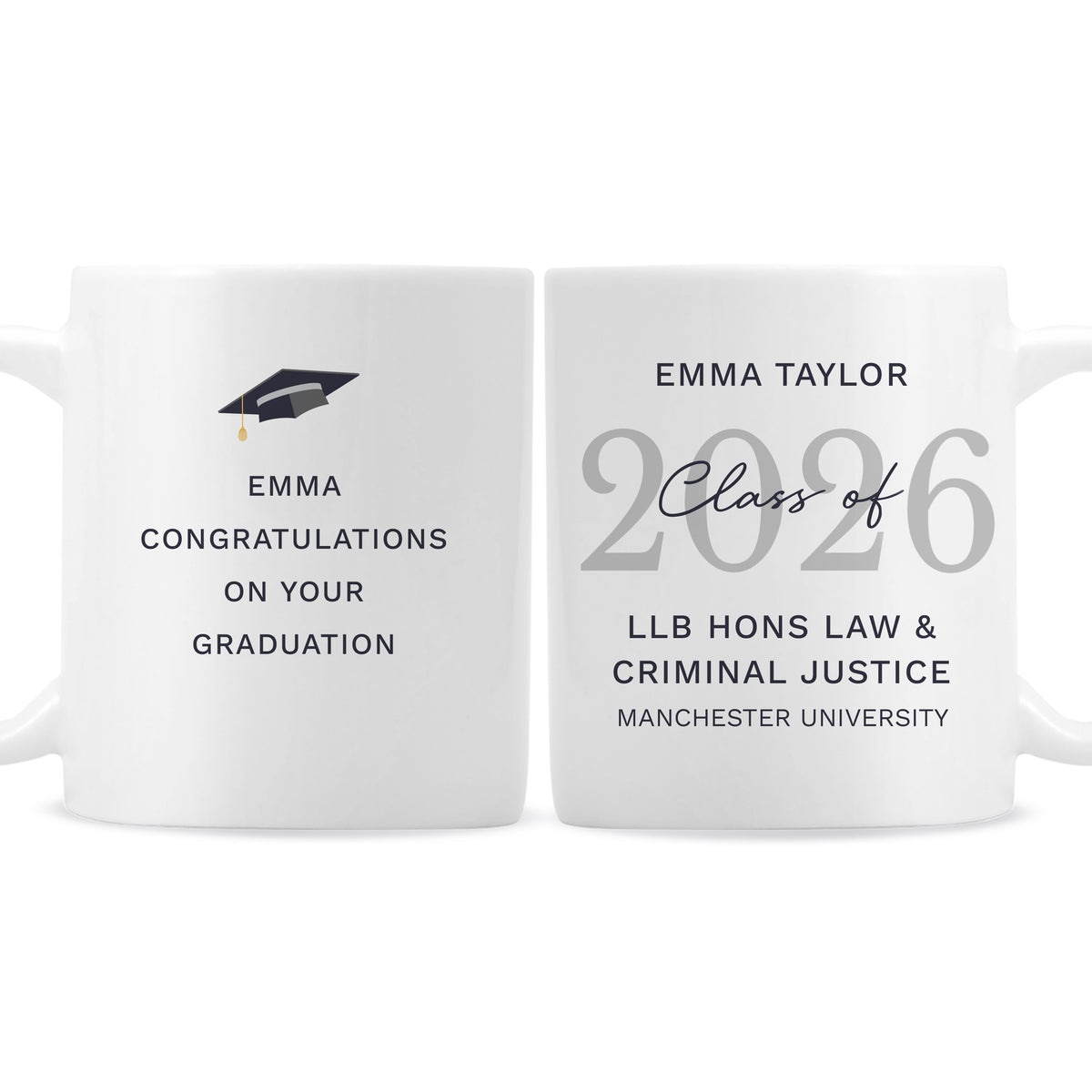 Personalised Class of Graduation Mug