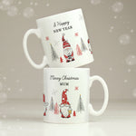 Personalised Christmas Gonk Pattern Mug